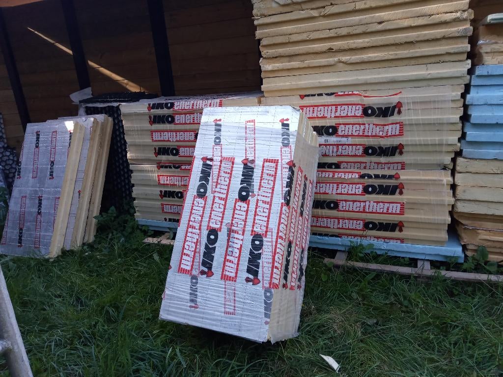 IKO enertherm PIR alu isolatie 120mm, Ophalen, Dakisolatie, 12 cm of meer, Zo goed als nieuw