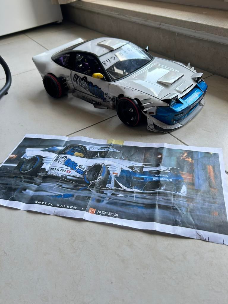 Custom 1/10 240sx rc body, Hobby & Loisirs créatifs, Voitures miniatures | 1:5 à 1:12, Enlèvement ou Envoi