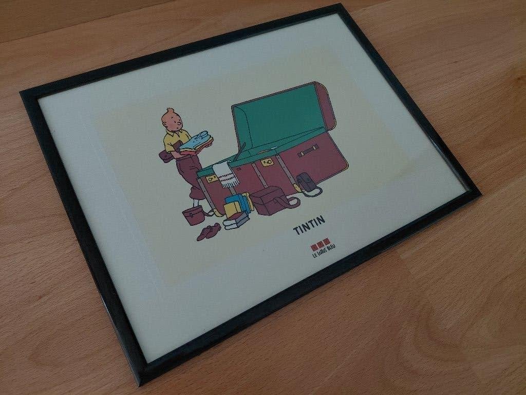 Lithographie Tintin numérotée de 1995 - Le Lotus Bleu, Enlèvement, Tintin, Comme neuf, Autres types