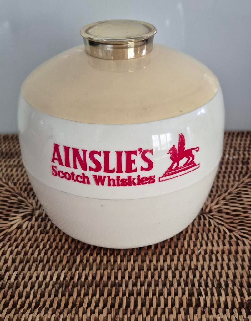 Seau à glace vintage Ainslie's Scotch Whisky, Collections, Enlèvement