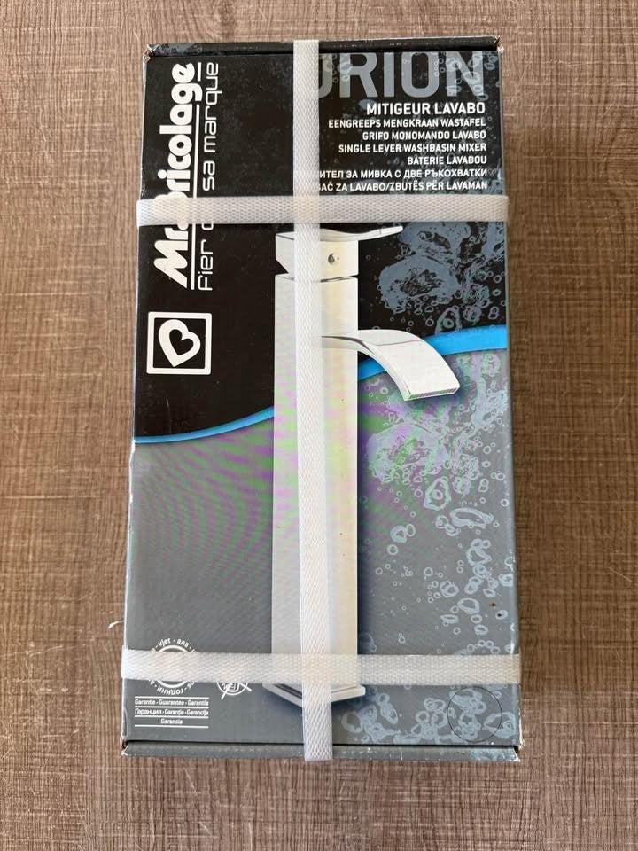 Robinet - Mitigeur de lavabo Orion, Ophalen, Nieuw, Inox, Kraan
