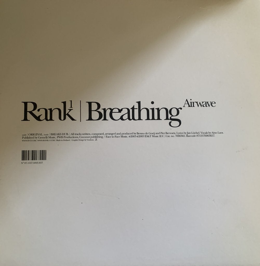 Rank 1 – Breathing (Airwave), Enlèvement ou Envoi, Trance