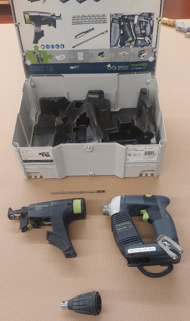 Festool Duradrive DWC 18 bandschroefmachine, Ophalen of Verzenden, Zo goed als nieuw, Variabele snelheid