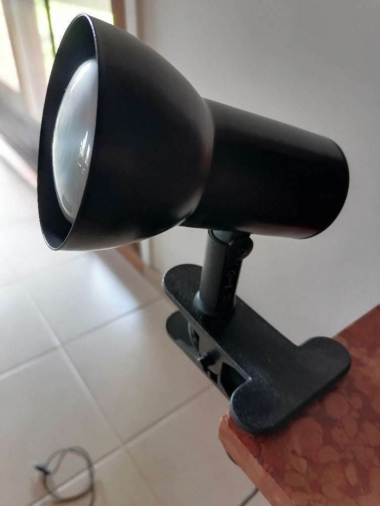 spot à pince, Maison & Meubles, Lampes | Spots, Enlèvement, Comme neuf, Avec interrupteur