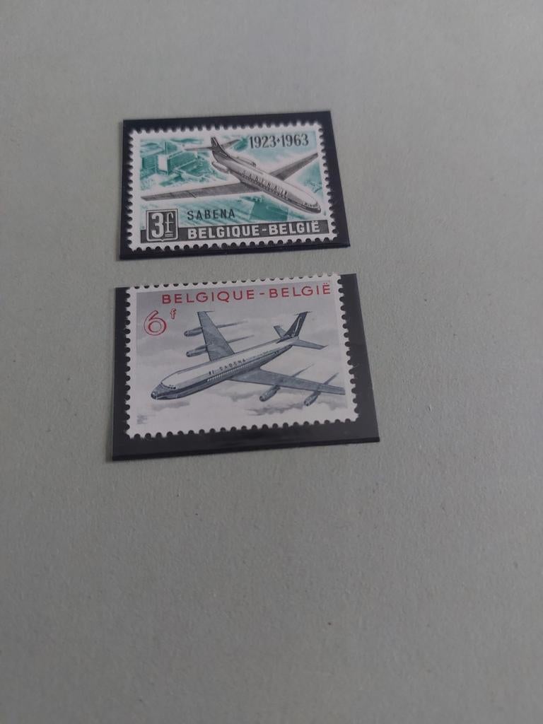 2 timbre avion sabena