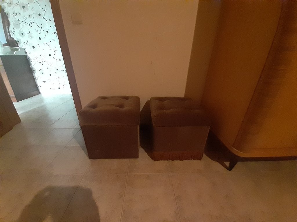 Poef, Ophalen, Minder dan 50 cm, Gebruikt, Vierkant