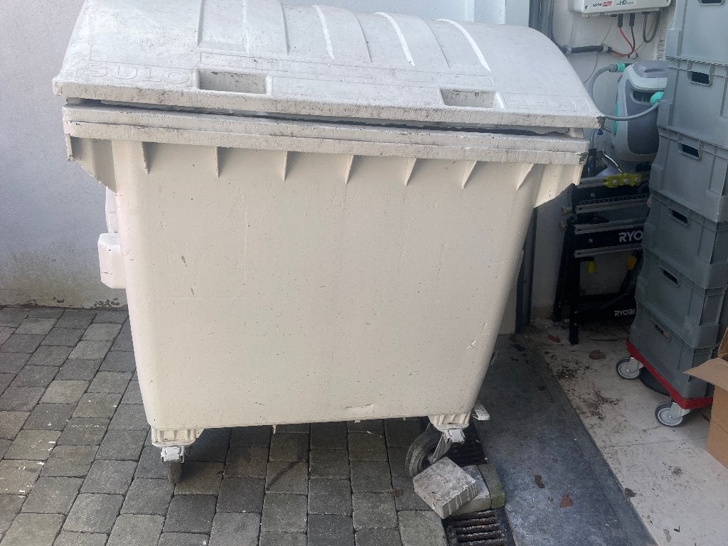 Poubelle container Sulo 1100 litres, Enlèvement, Utilisé, 75 – 100, 40 litres ou plus
