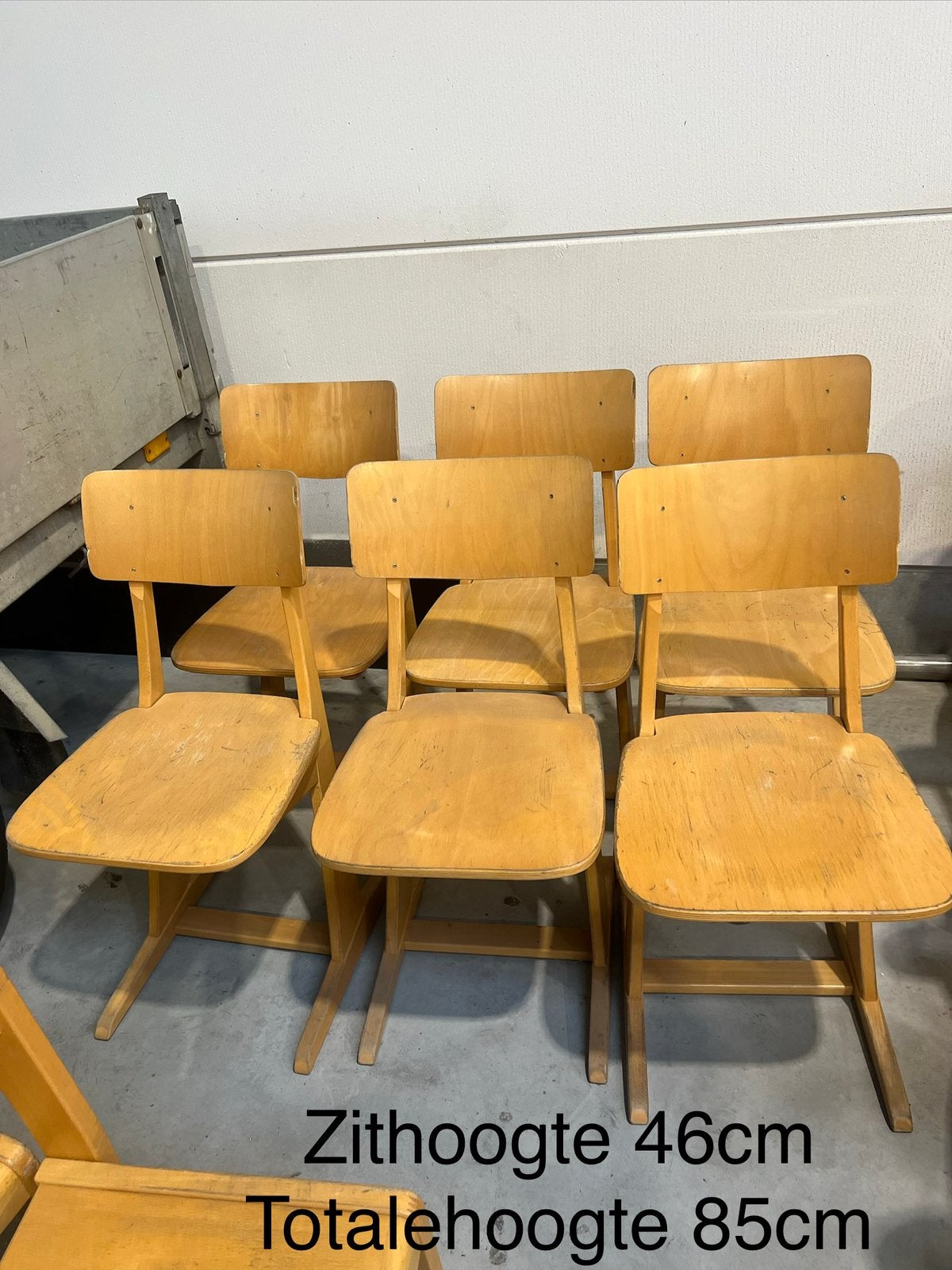 Vintage stoelen Casala verschillende modellen en afmetingen, Enlèvement, Comme neuf
