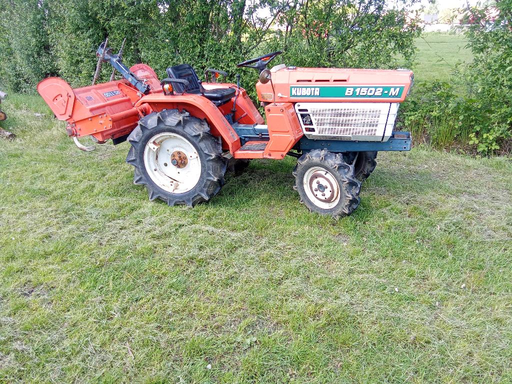 kubota b1502 met frees, Enlèvement
