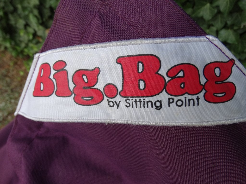 grote paarse zitzak Big Bag, Huis en Inrichting, Zitzakken, Ophalen, Zo goed als nieuw, Paars, Zitzak