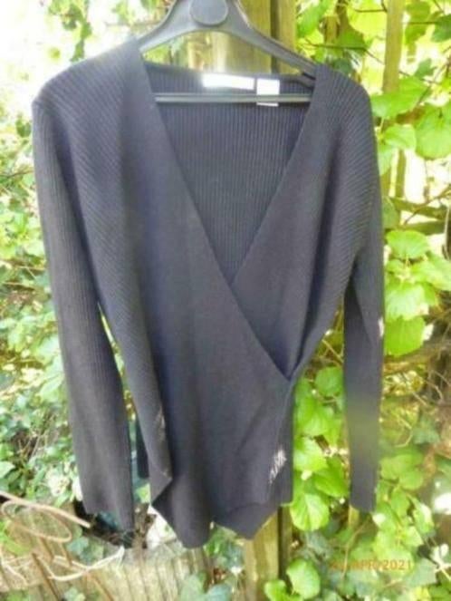 zwarte pull-cache-coeur-med.+ prachtige trui Chine Coll., Kleding | Dames, Ophalen of Verzenden, Maat 38/40 (M)