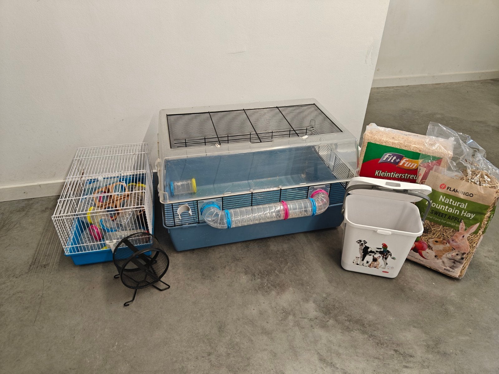 Hok en toebehoren voor hamster, Dieren en Toebehoren, Ophalen, Gebruikt, Hok, Hamster