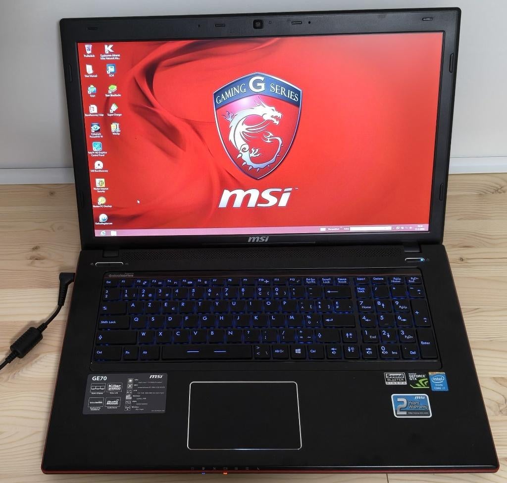 Laptop MSI GE70, Ophalen, Gebruikt, HDD, 2 tot 3 Ghz
