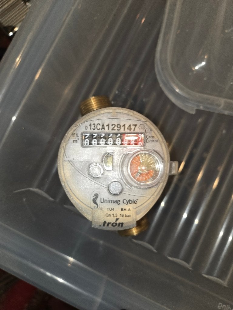 Watermeter Itron, Doe-het-zelf en Bouw, Meetapparatuur, Nieuw, Druk, Ophalen