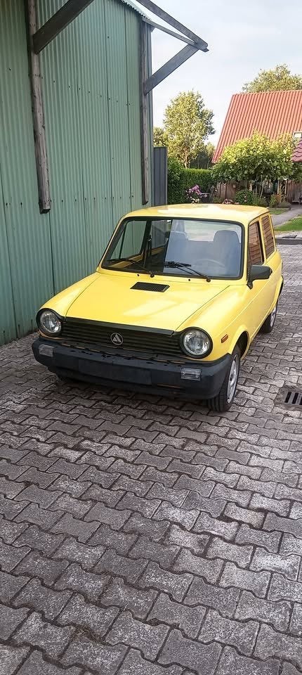 Autobianchi/Lancia A112 1983, Autos, Sièges sport, Achat, Jaune, Boîte manuelle