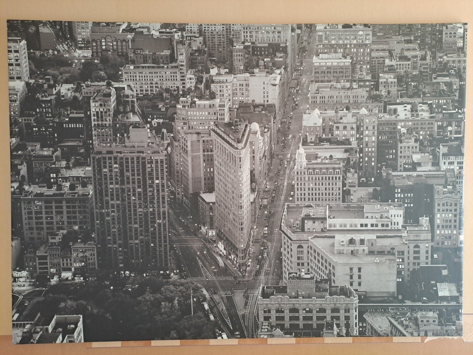 Groot New York print op doek, Ophalen of Verzenden, Print