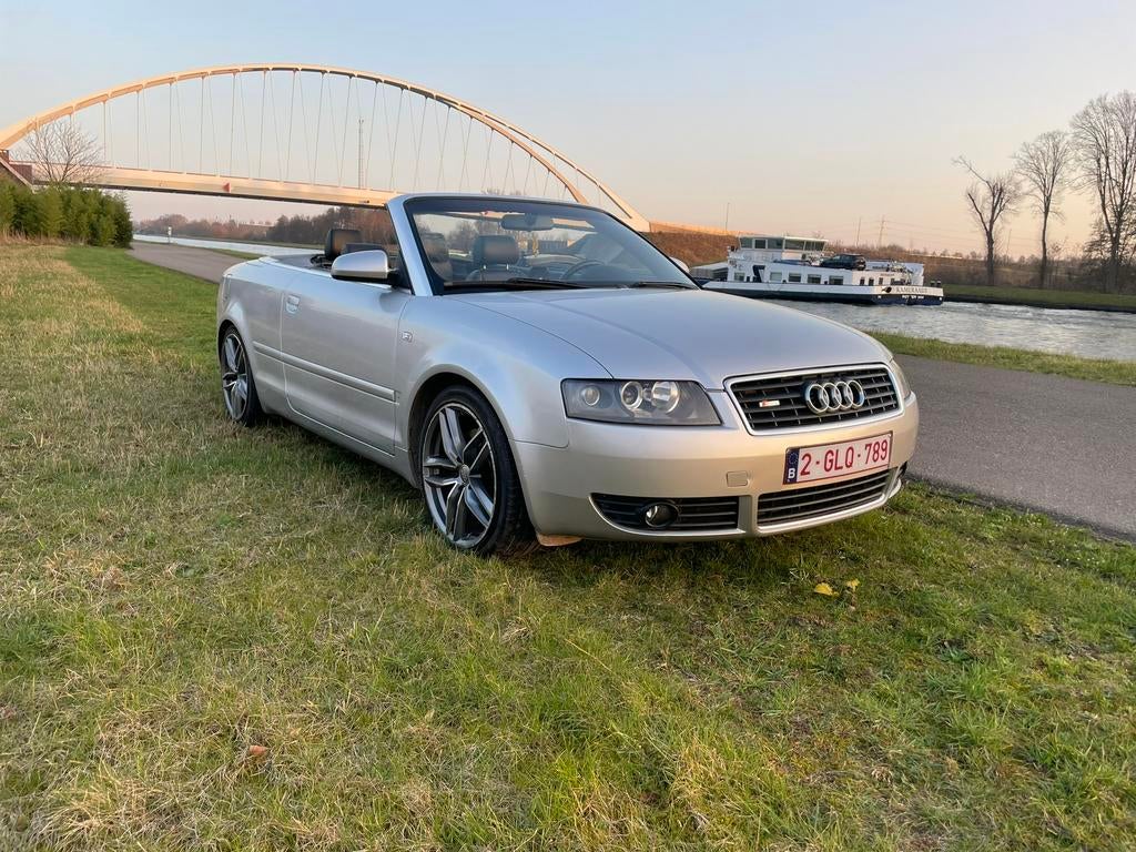 Audi a4 Sline 1.8T benzine, Auto's, Audi, Voorwielaandrijving, Zwart, Cabriolet, A4
