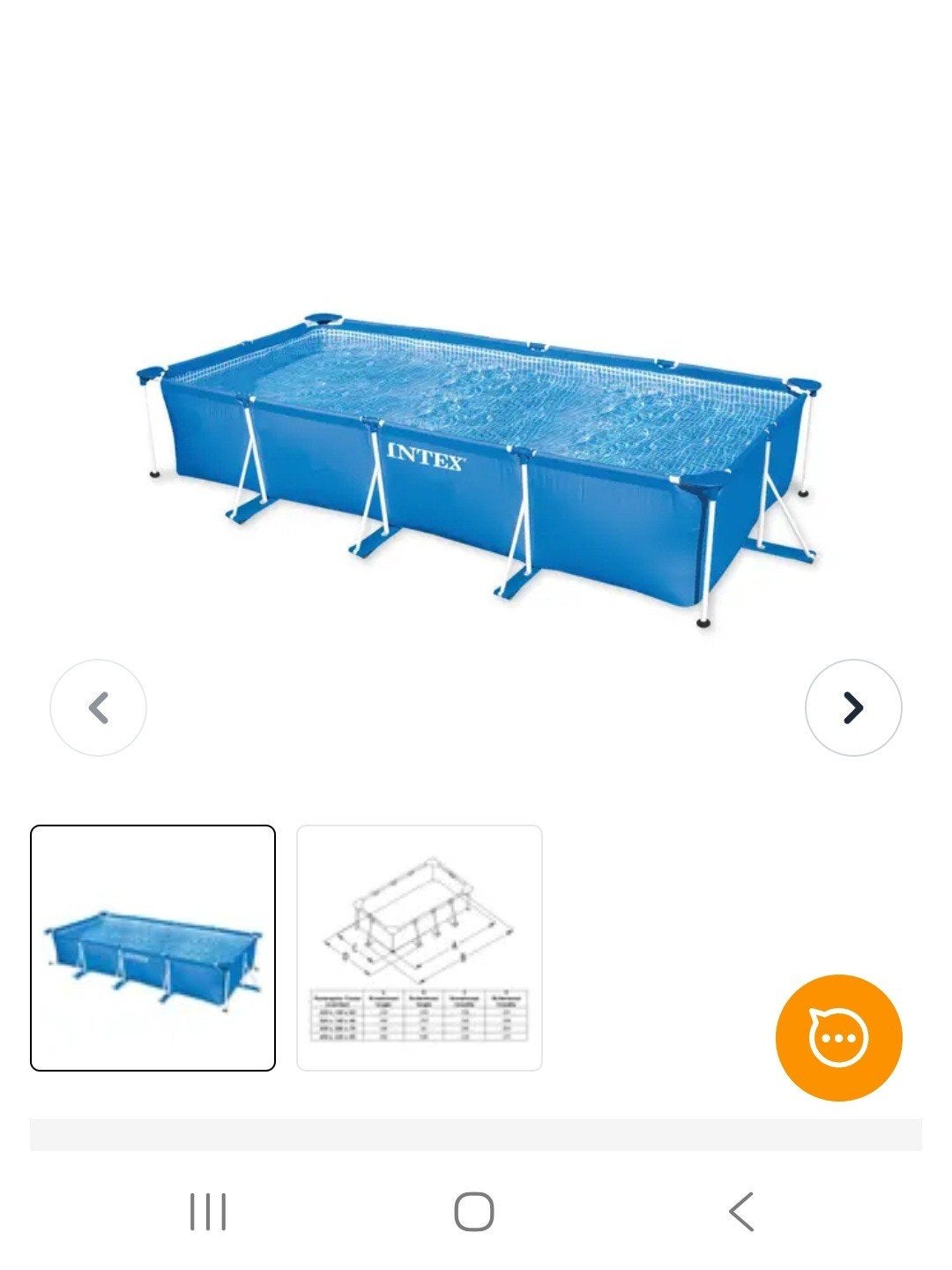 ITEX ZWEMBAD, Tuin en Terras, Ophalen, 200 tot 300 cm, 80 tot 120 cm, Zo goed als nieuw