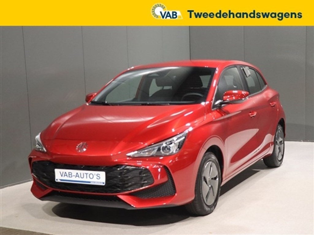 MG MG 3  3 3 HYBRID WAARBORG TOT 8/2032, Autos, Rouge, Entreprise, 5 portes, 75 kW