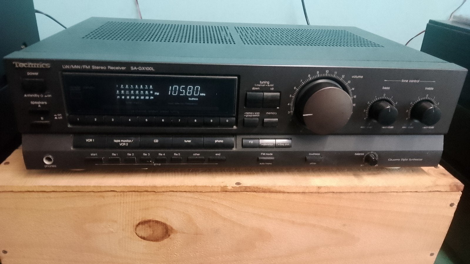 Prachtige versterker en tuner Technics volledig na gezien, Audio, Tv en Foto, Versterkers en Ontvangers, Ophalen