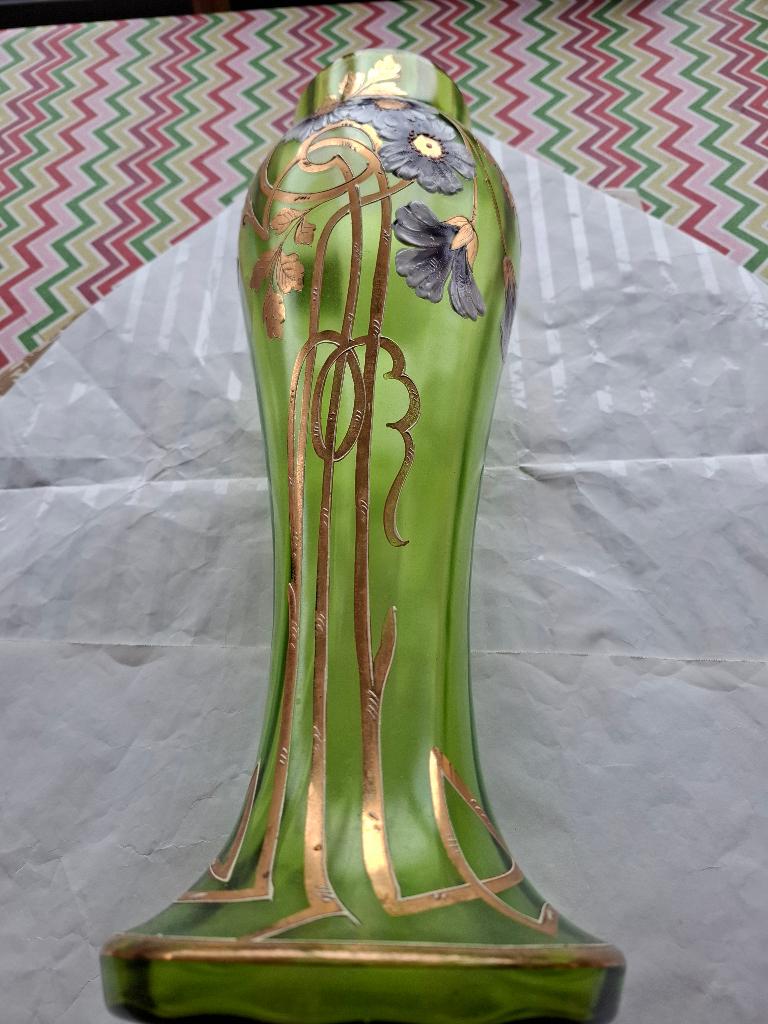 Très joli vase à fleurs, Ophalen, Gebruikt, Glas, Minder dan 50 cm