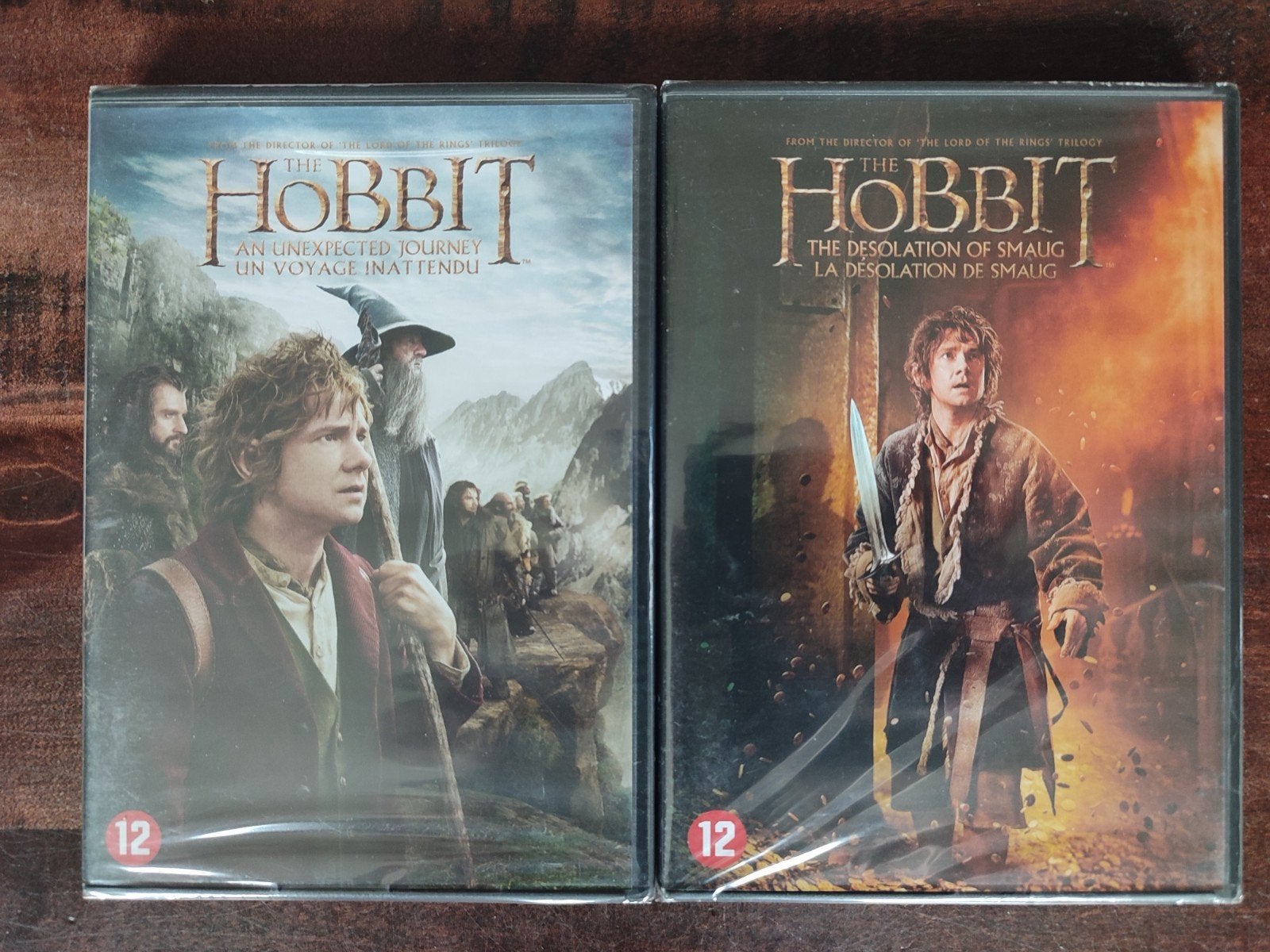 2x DVD : THE HOBBIT - AN UNEXPECTED JOURNEY + THE DESOLATION, Ophalen of Verzenden, Nieuw in verpakking