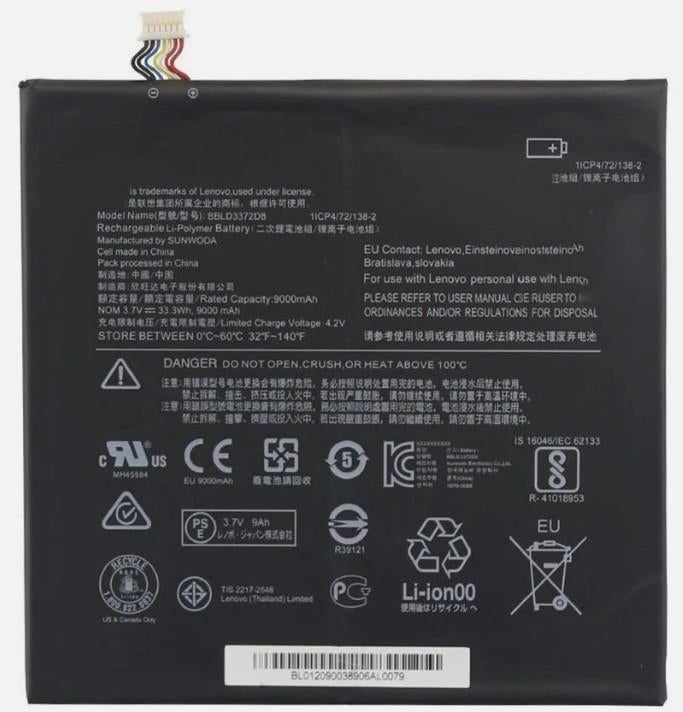Originele Batterij Lenovo IdeaPad Miix 320-10ICR 325-10ICR, Computers en Software, Accu's en Batterijen, Ophalen, Nieuw, Lenovo