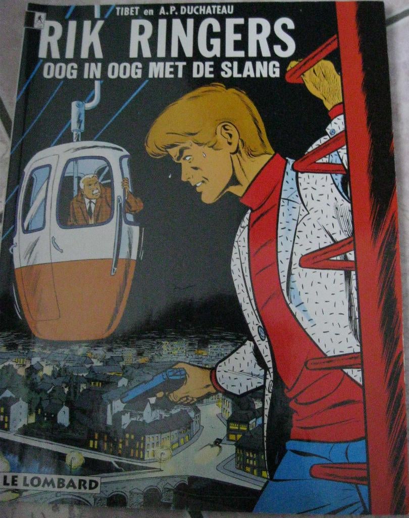 Rik Ringers - Oog in oog met de slang, Eén stripboek, Ophalen of Verzenden, Gelezen, A.P. Duchateau