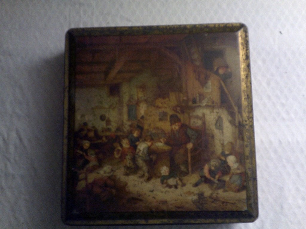 Vintage blikken doos, Ophalen of Verzenden, Gebruikt, Overige, Overige merken