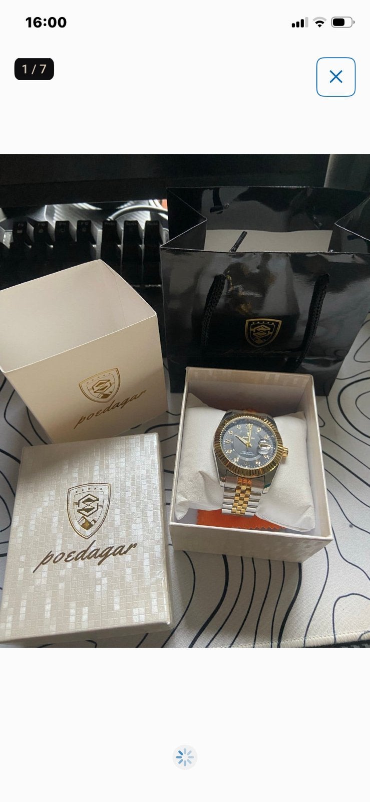 Elegant en stijlvol horloge, Handtassen en Accessoires, Overige merken, Overige materialen, Polshorloge, Overige materialen