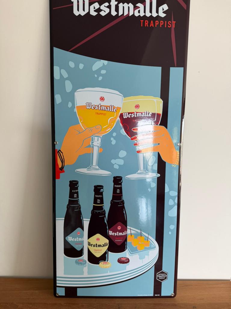 Westmalle emaille, Ophalen, Zo goed als nieuw