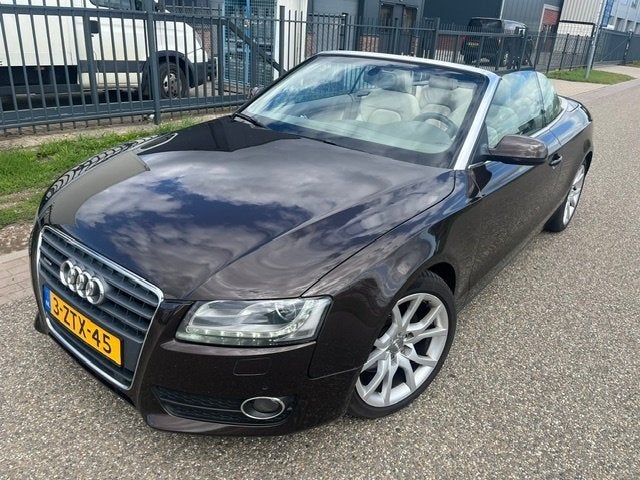 audi a5 cabriolet te koop, Automaat, Beige, Leder, Trekhaak