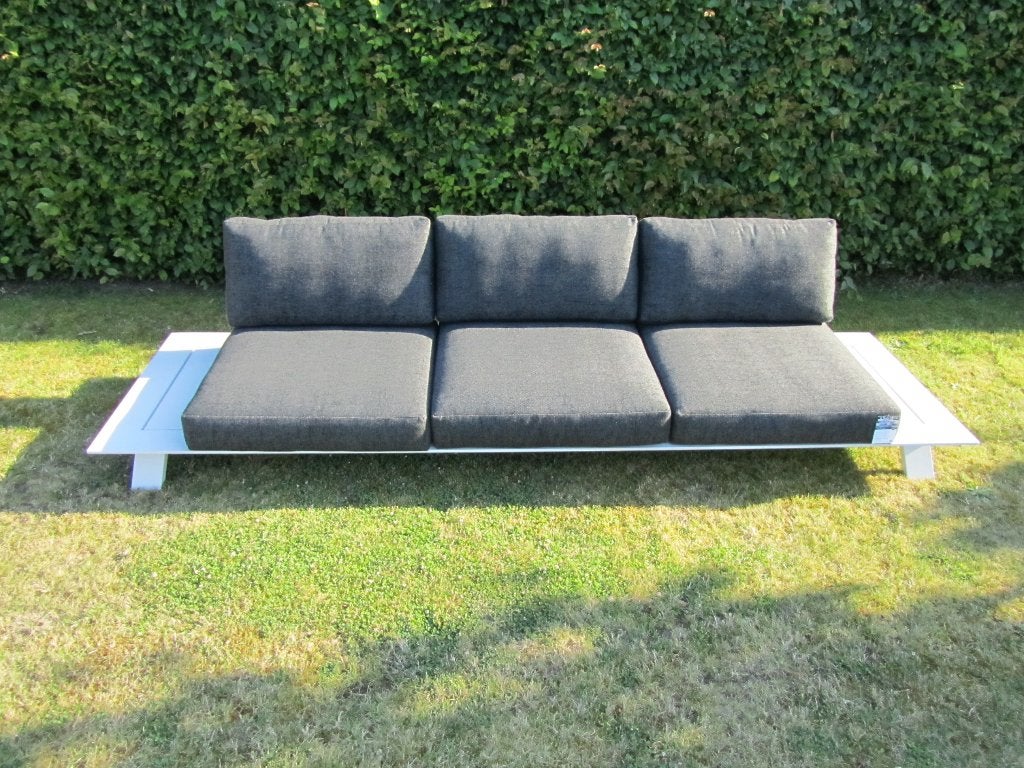 Lounge tuinzetel - Bristol Cesano - All weather kussens, Jardin & Terrasse, Ensembles de jardin, 3 places, Banque, Aluminium, Enlèvement