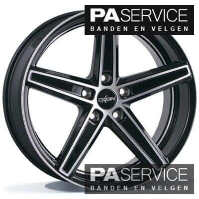 Nw 21 inch FPBlack Porsche Macan set incl Continental en TPM, -, -, Banden en Velgen, Nieuw