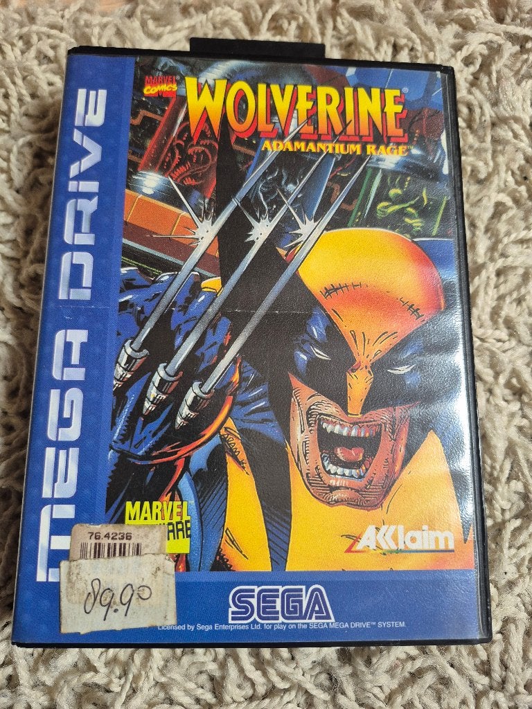 wolverine adamantium rage., Consoles de jeu & Jeux vidéo, Enlèvement ou Envoi, Utilisé, Aventure et Action, Mega Drive