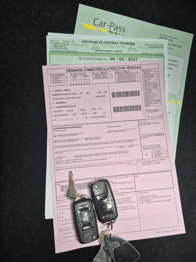 Skoda fabia Prêt à immatriculé, Auto's, Particulier, Te koop