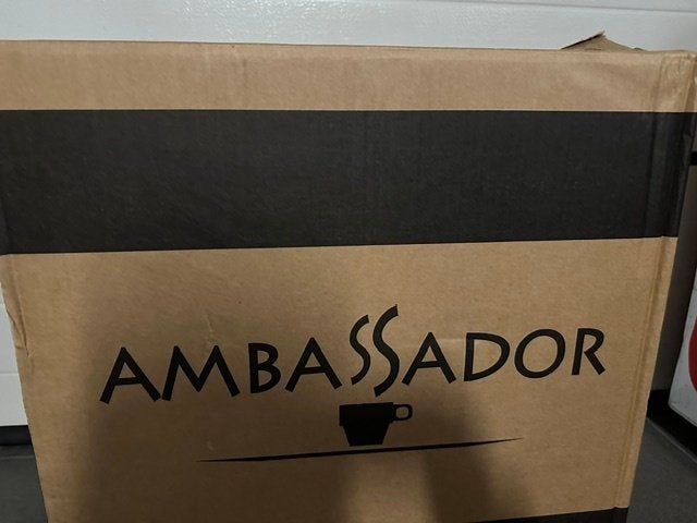 Nieuwe Professionele Koffiemachine Ambassador, Electroménager, Cafetières, Enlèvement, Neuf, Cafetière, Dosettes et capsules de café