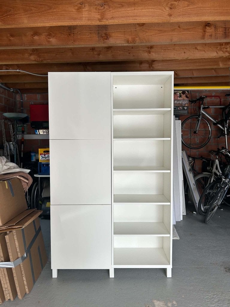 IKEA BESTÅ opbergkast wit, Avec porte(s), 25 à 50 cm, 100 à 150 cm, Enlèvement