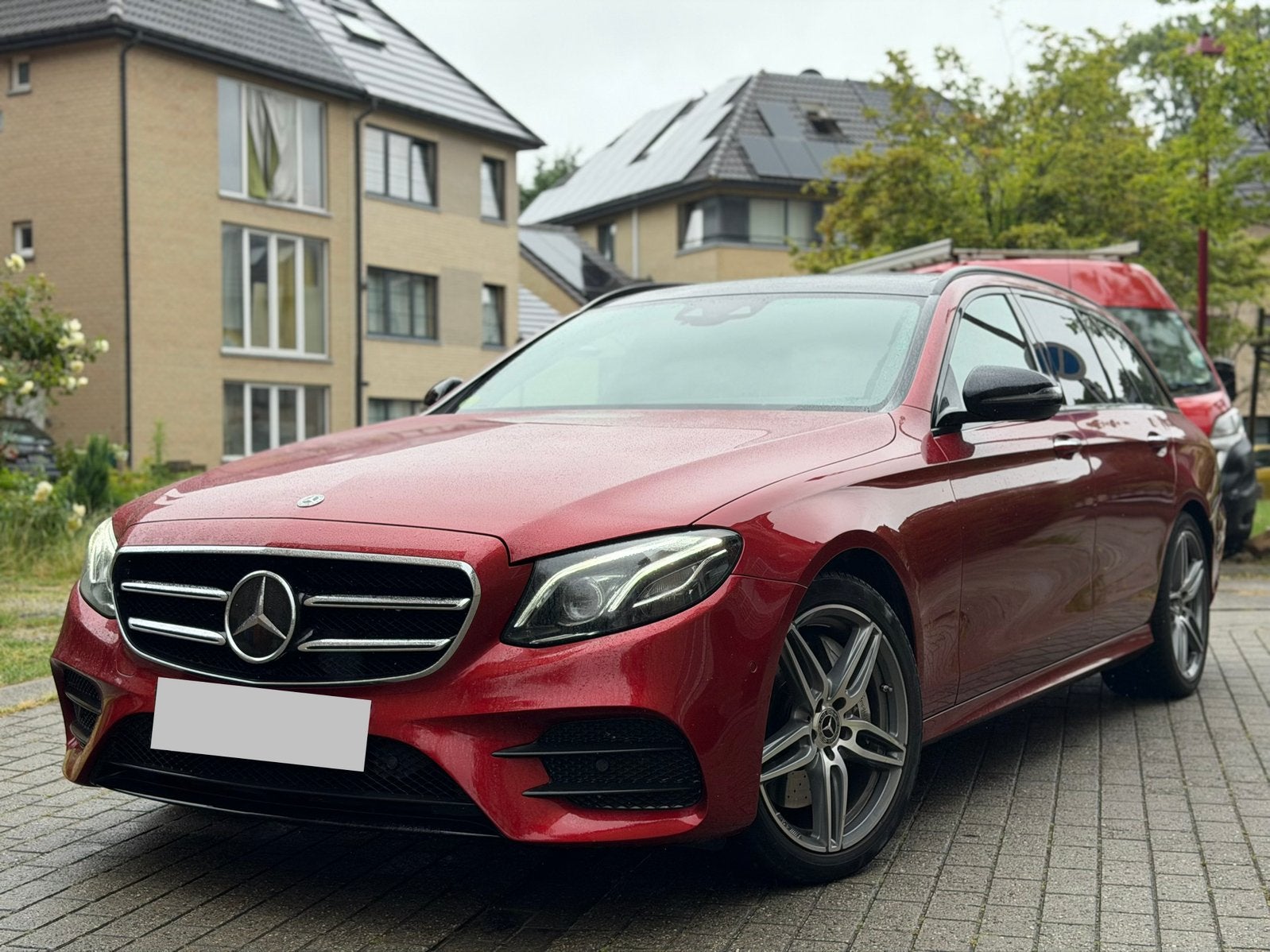 Mercedes-Benz E400d 4Matic Pack-AMG Modèle 2020, Autos, Rouge, Cuir et Alcantara, Achat, Euro 6