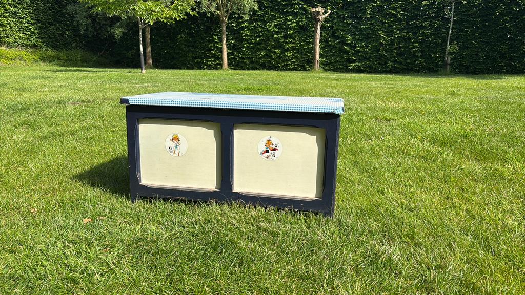 Speelgoedkoffer - Opbergkist (retro) op te maken, Ophalen, Gebruikt, Overige typen