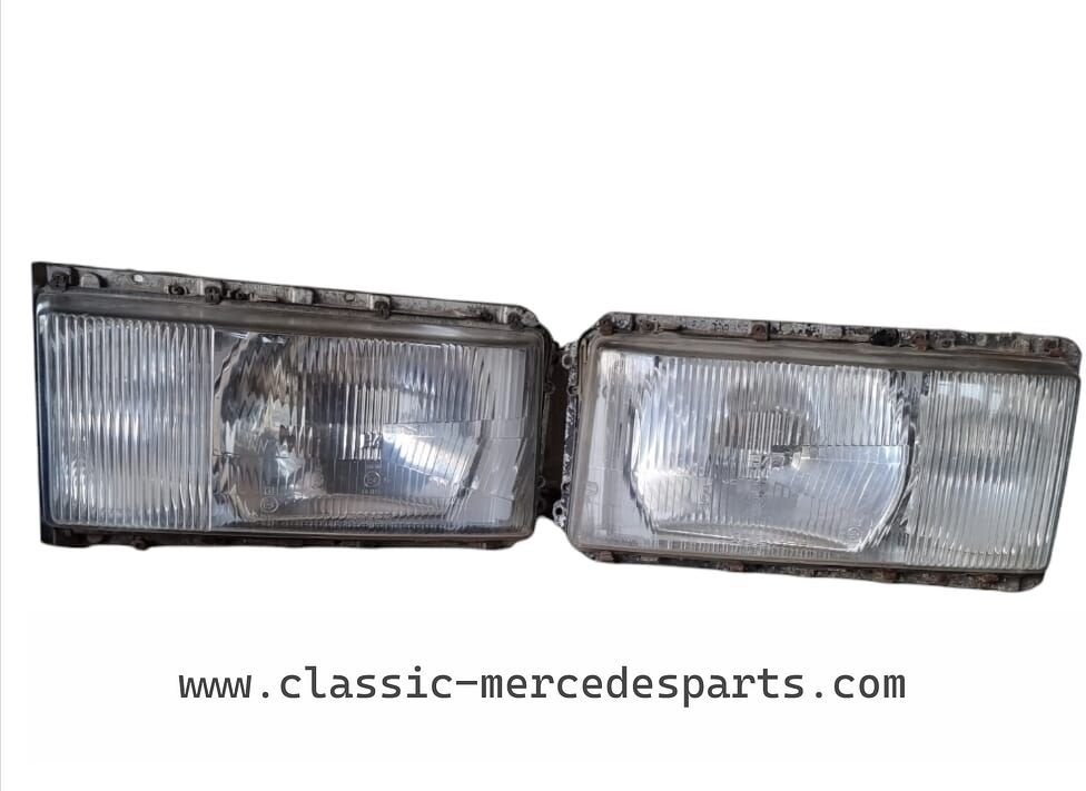 Koplampen set Mercedes W116 280s 280se 280sel 350se 350sel 4, Autos : Pièces & Accessoires, Utilisé, -, -, Enlèvement ou Envoi