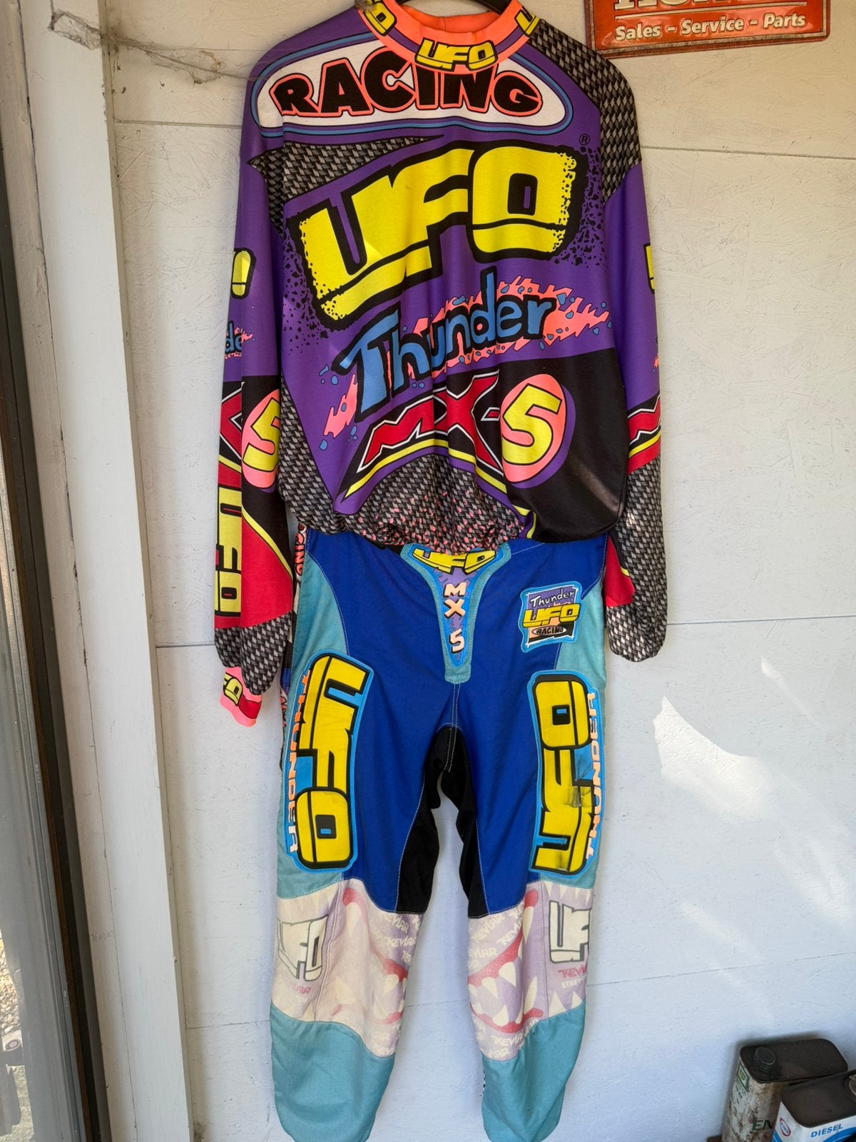 Nieuw oud ufo crosspak, Motoren, Ophalen of Verzenden