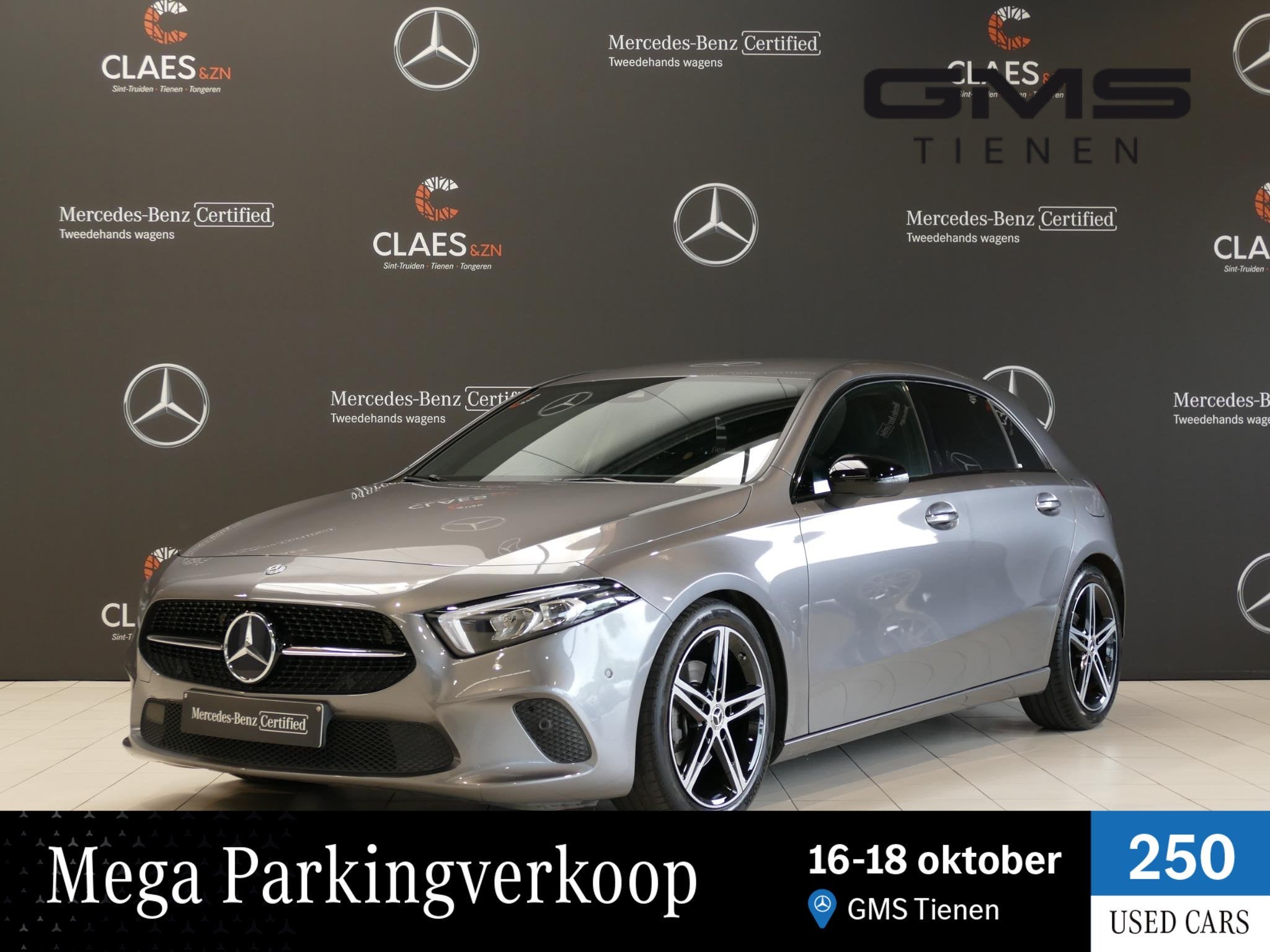 Mercedes-Benz A-Klasse 200 Progressive Line - DOS 8558, Auto's, Voorwielaandrijving, Stof, Gebruikt, Zwart
