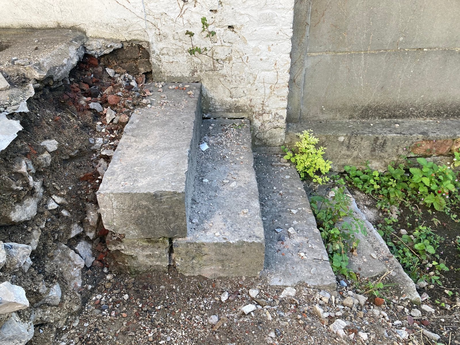 Pierres de taille escalier, Jardin & Terrasse, Traverses & Bordures, Enlèvement, Comme neuf