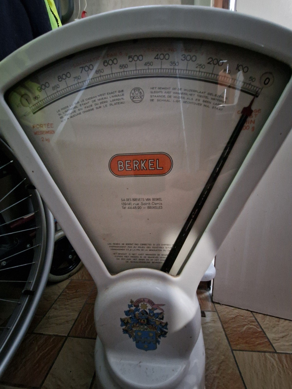 Vintage weegschaal Berkel, Antiek en Kunst, Ophalen