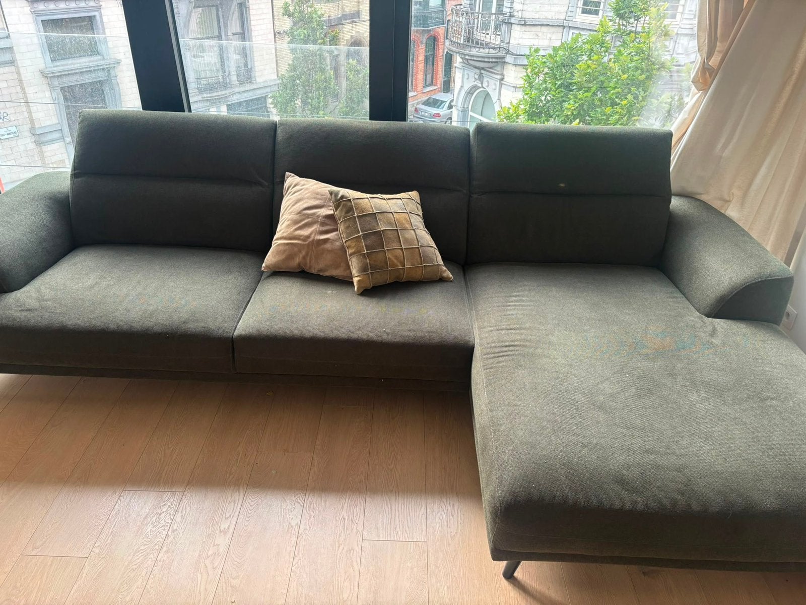 Zetel in goede staat, Huis en Inrichting, Ophalen, Zo goed als nieuw, Stof
