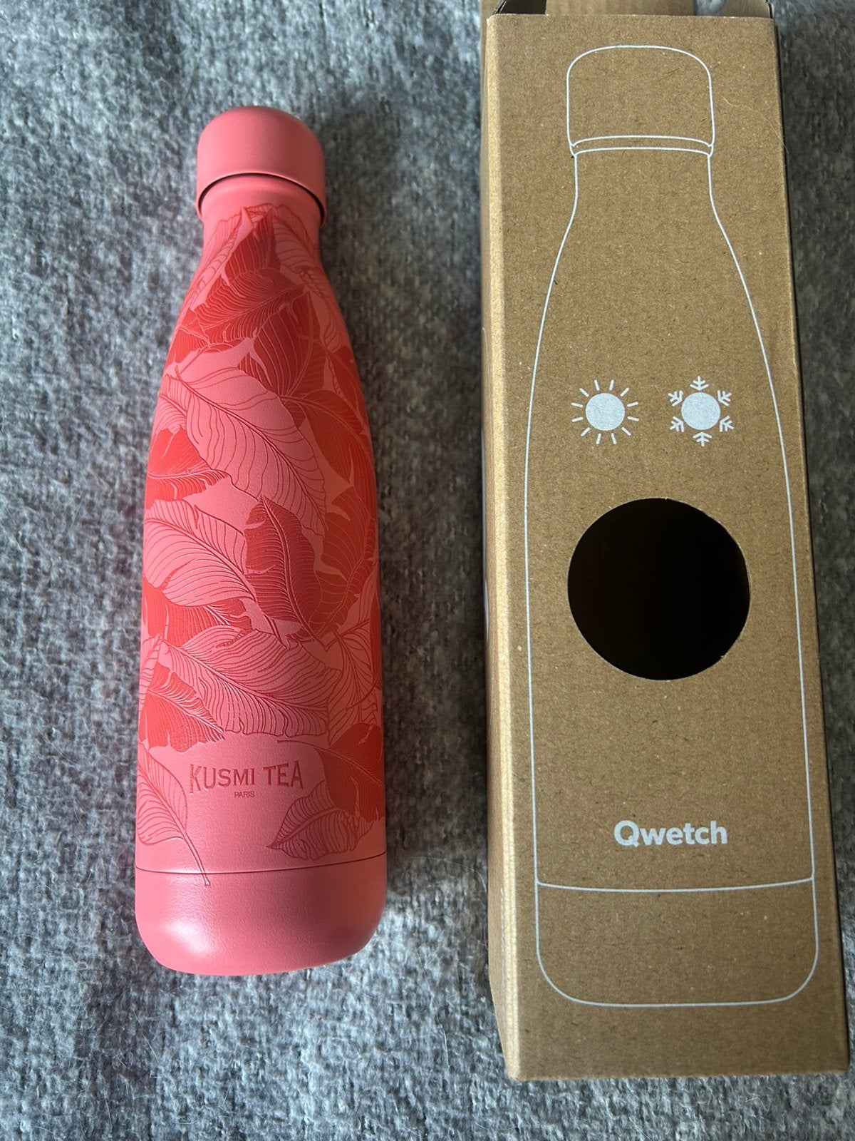 Gourde isotherme Qwetch, Sport en Fitness, Drinkbussen, Ophalen of Verzenden, Nieuw