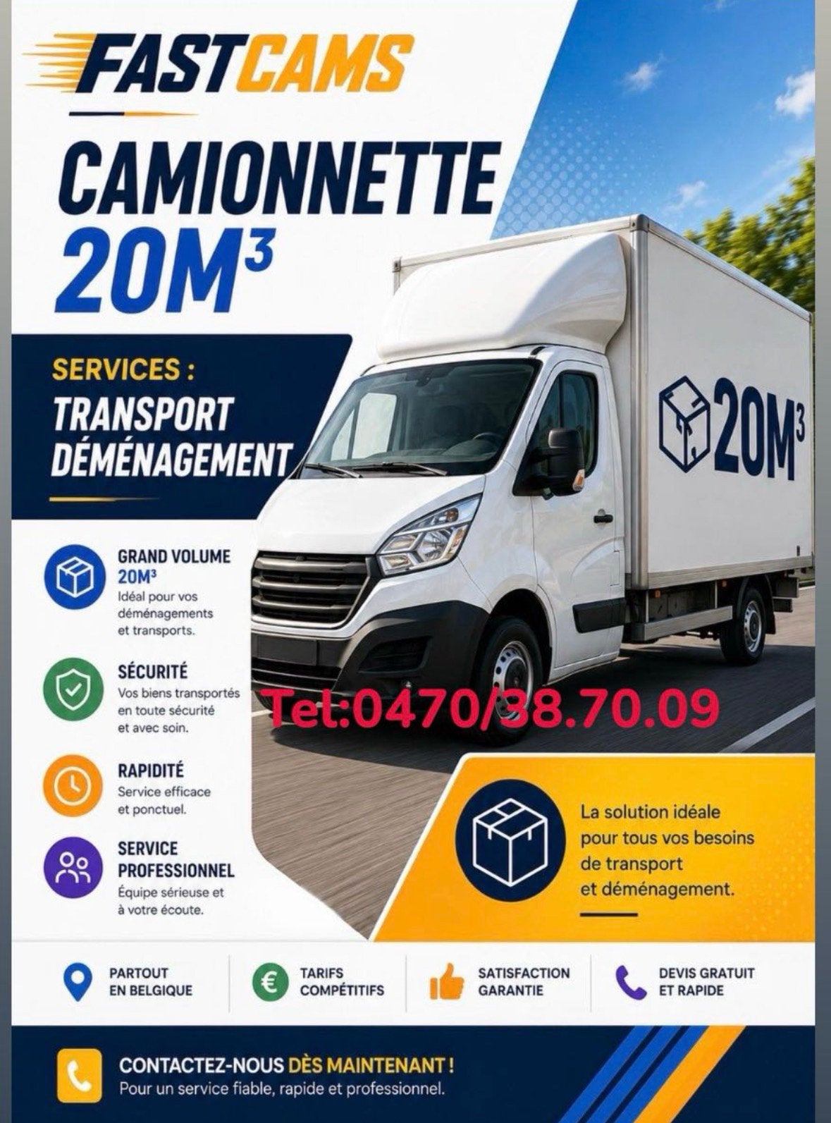 Transport disponible petit prix : tel 0470387009
