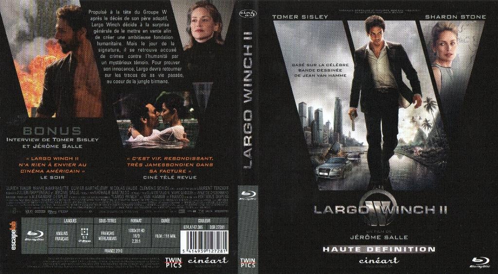 largo winch II (blu-ray) neuf, Cd's en Dvd's, Ophalen of Verzenden, Zo goed als nieuw, Actie