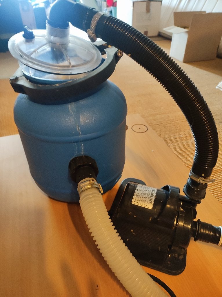 filterpomp zwembad, Ophalen, Zo goed als nieuw, Zwembadpomp
